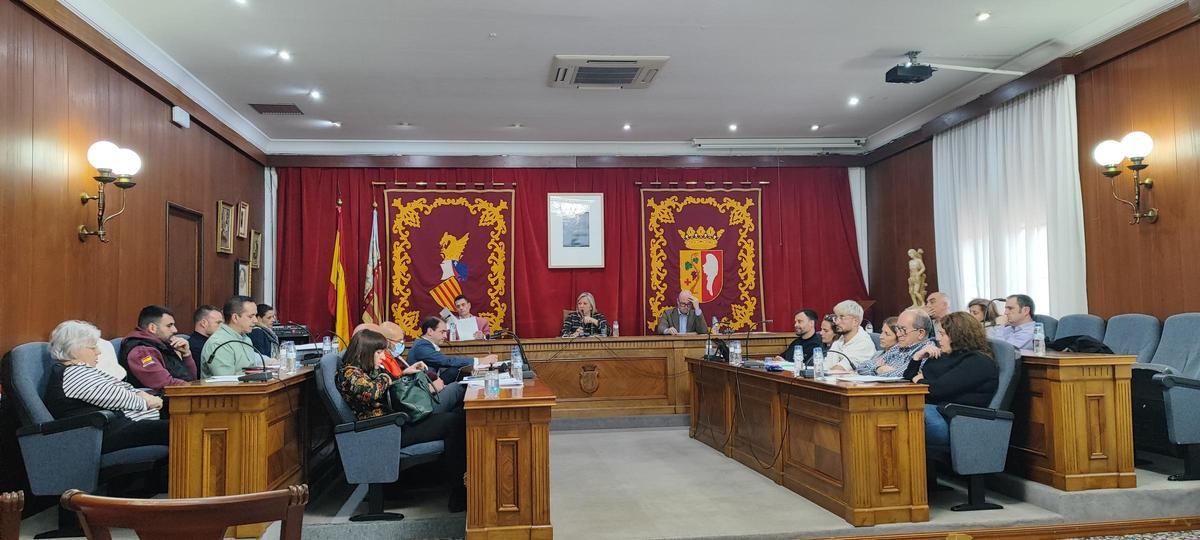 Otra foto del pleno de este martes en Vinaròs.