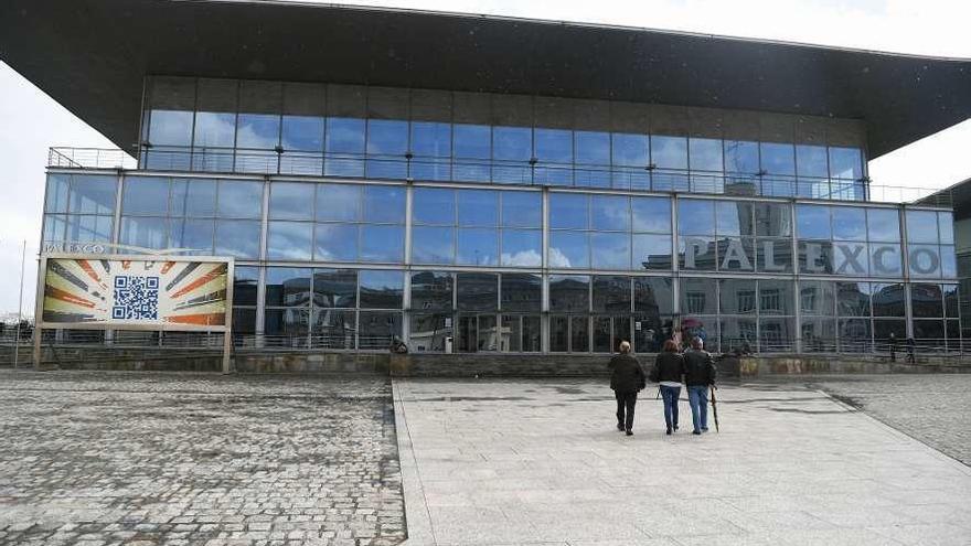 Entrada principal del Palacio de Congresos y Exposiciones de A Coruña (Palexco).