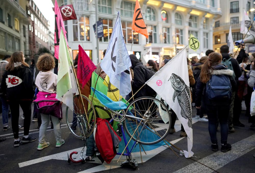 Protesta en Madrid contra el cambio climático