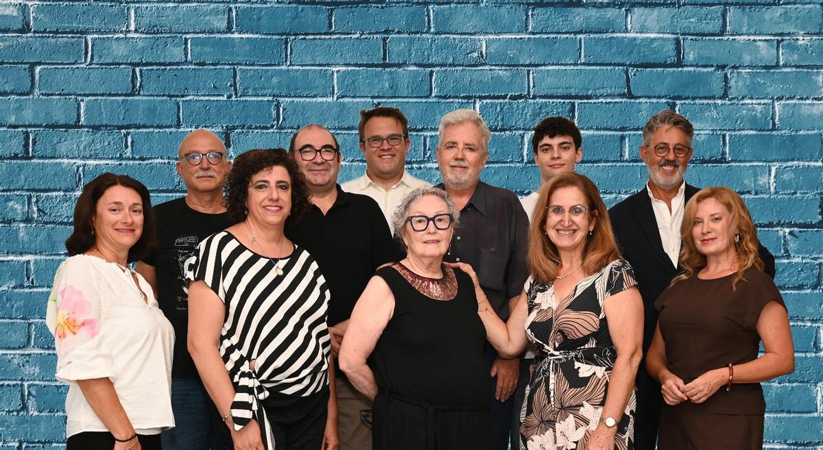 Integrantes de la candidatura ganadora.