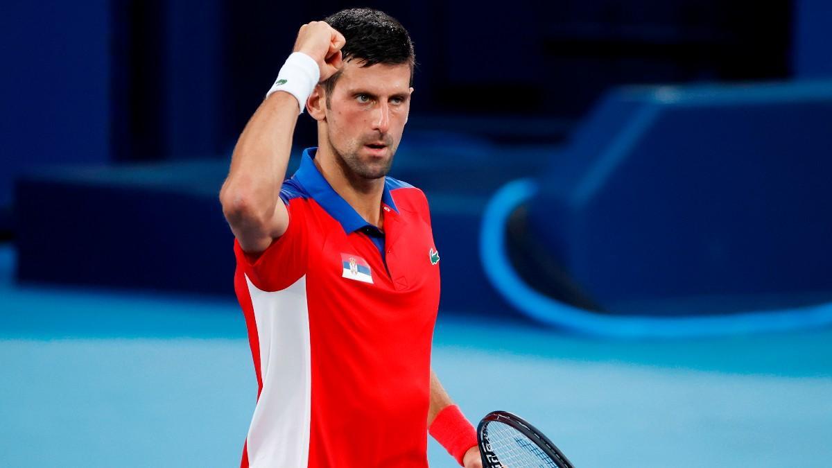 Novak Djokovic, tras uno de sus partidos en Tokio 2020