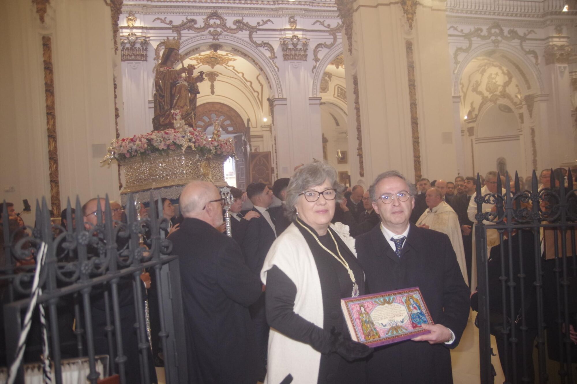 Traslado de la Virgen de la Victoria desde Santiago a los Santos Mártires
