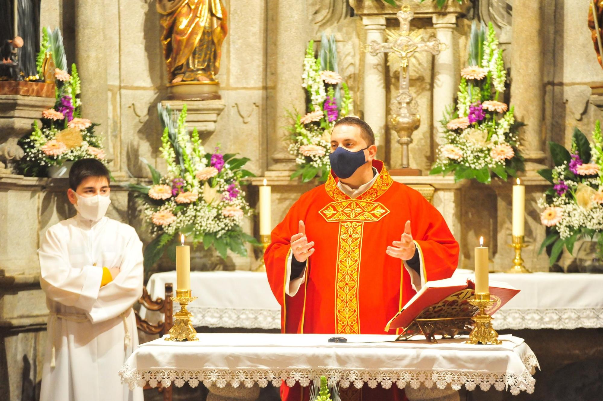 Arousa rinde culto al abogado de los males de la garganta