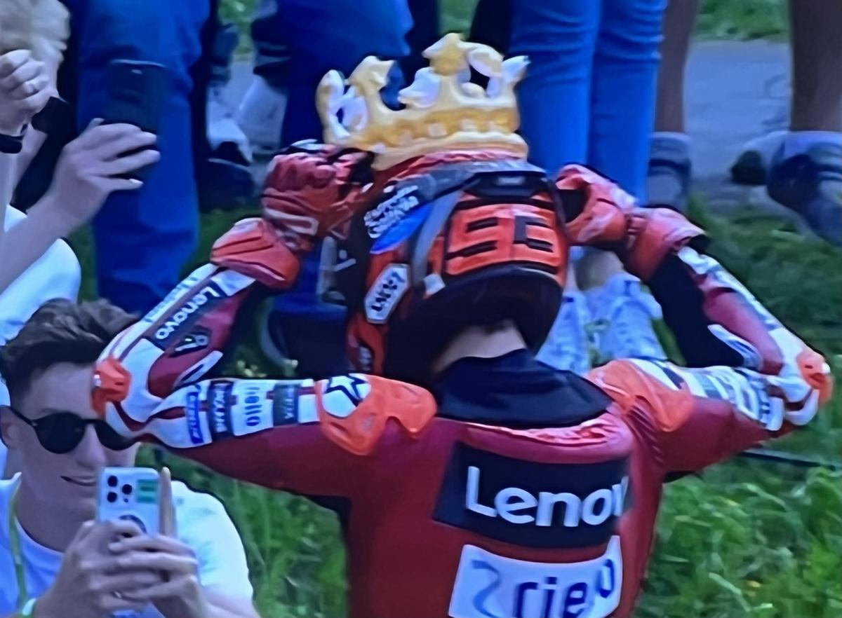 Marc Márquez (Ducati) se corona como rey de Sachsenring.