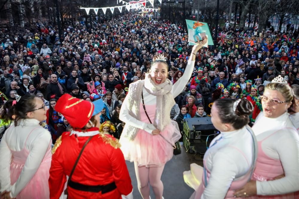 Carnaval en Gijón 2018: entrega de premios a los mejores disfraces.