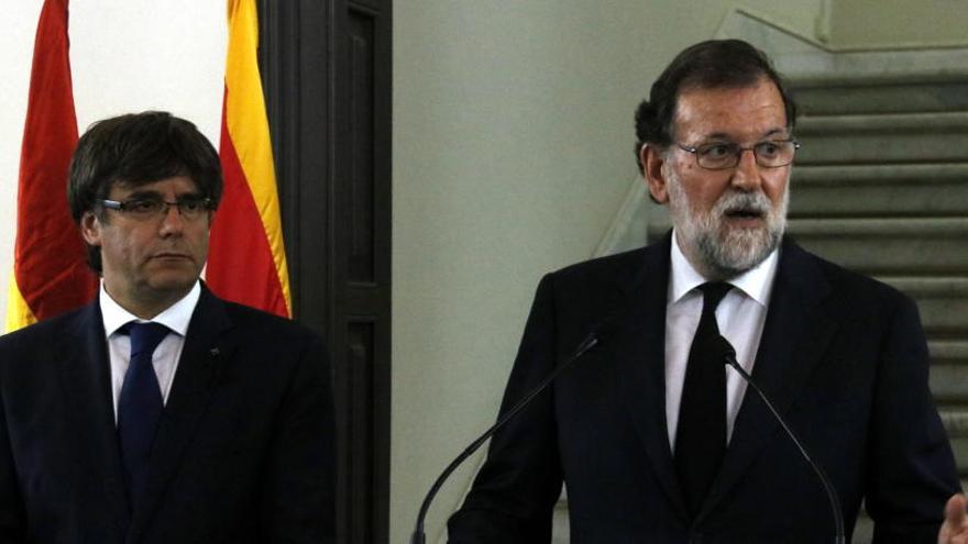 Puigdemont i Rajoy en una imatge d&#039;arxiu