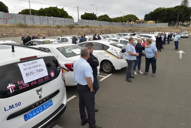 22-04-2019 LAS PALMAS DE GRAN CANARIA. Protesta de taxistas de Las Palmas  | 22/05/2019 | Fotógrafo: Andrés Cruz