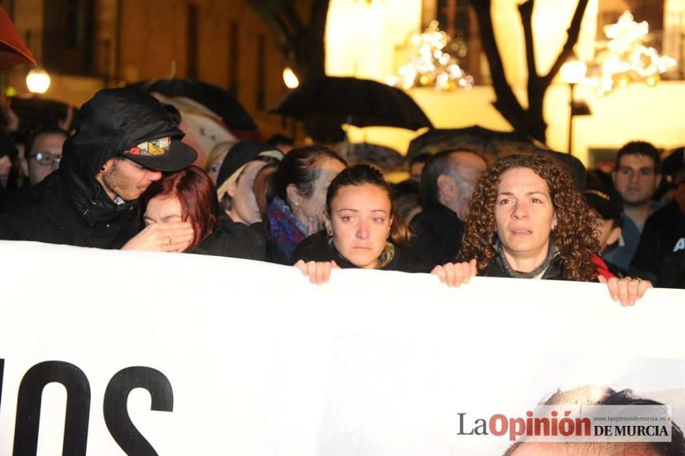 Protesta por la agresión a Andrés Martínez