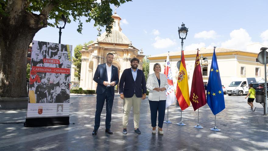 Presentación de la etapa Cartagena-Caravaca de la Vuelta Ciclista a España