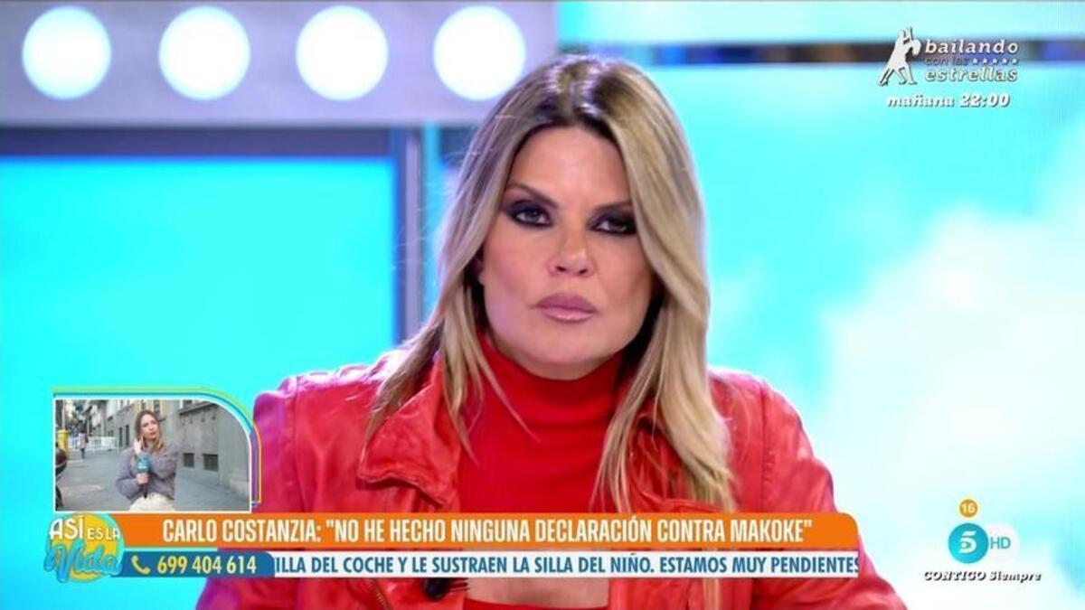 Makoke en un programa de Telecinco