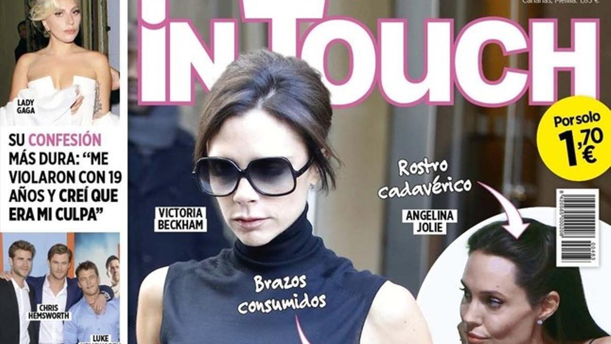 'In Touch' analiza la extrema delgadez de Angelina Jolie, Demi Moore y Victoria Beckham