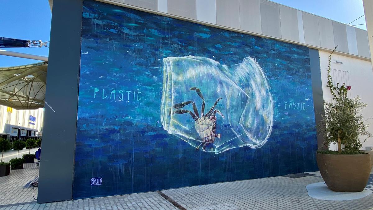 Distintos murales se exhibirán por el centro comercial del Porto Pi.