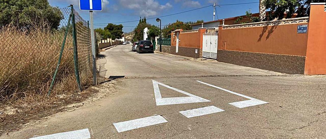 Una de las calles de la zona norte donde se ha actuado. | INFORMACIÓN