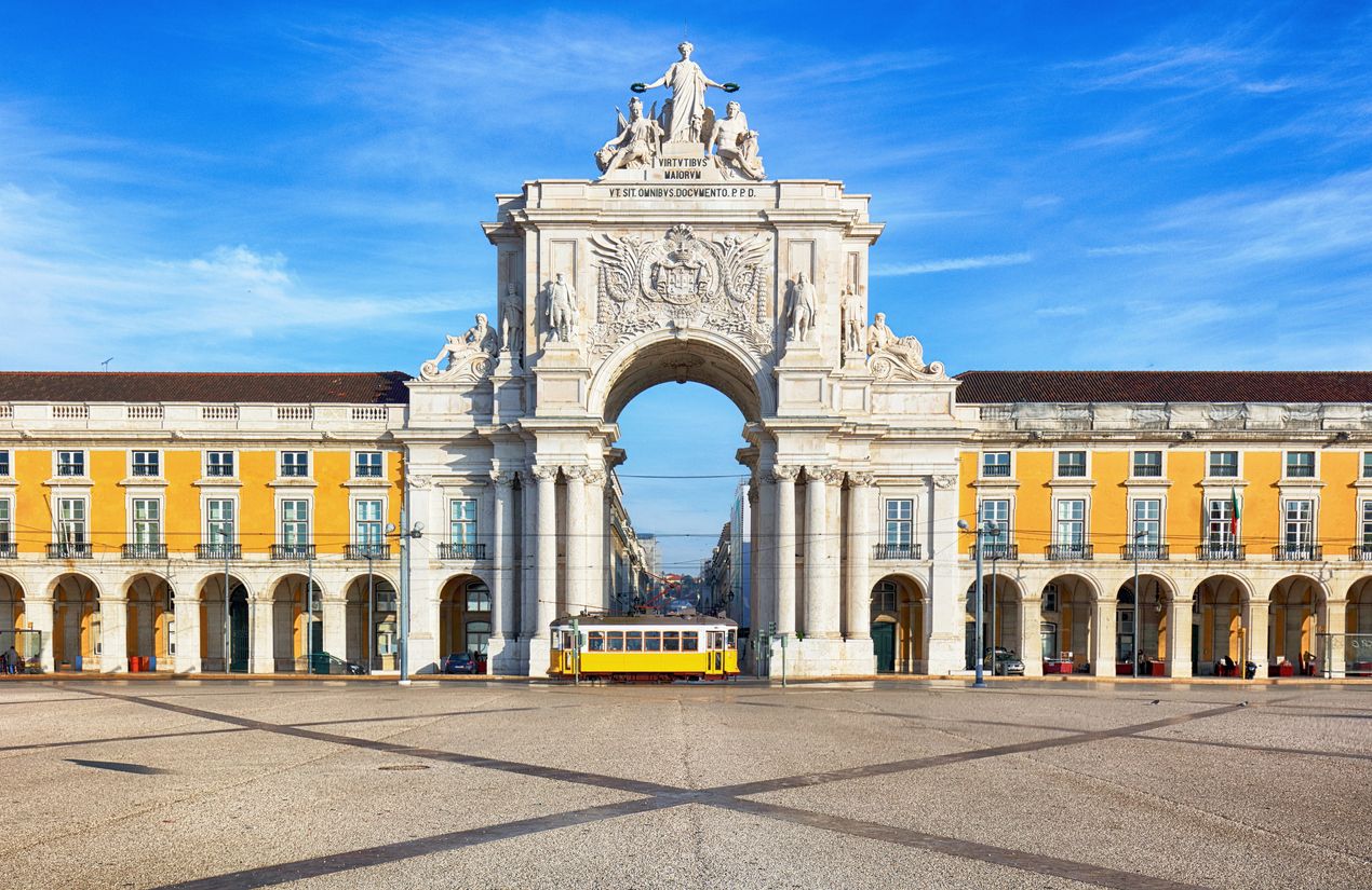 Plaza del Comercio de Lisboa.