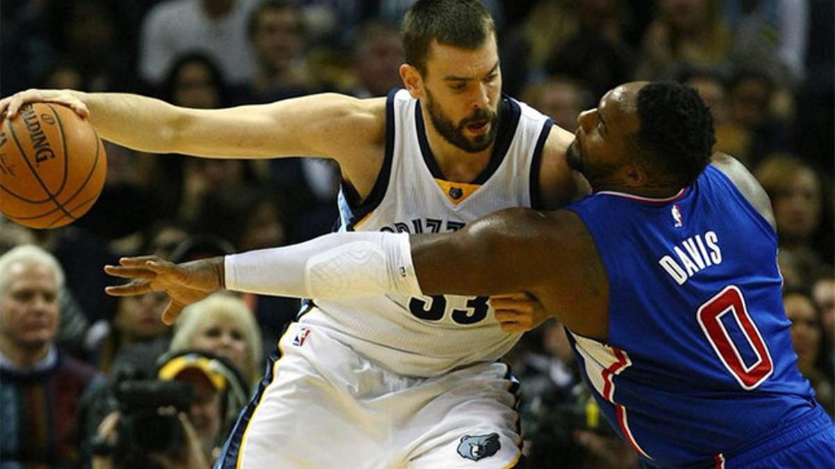 Marc Gasol jugó 31 minutos