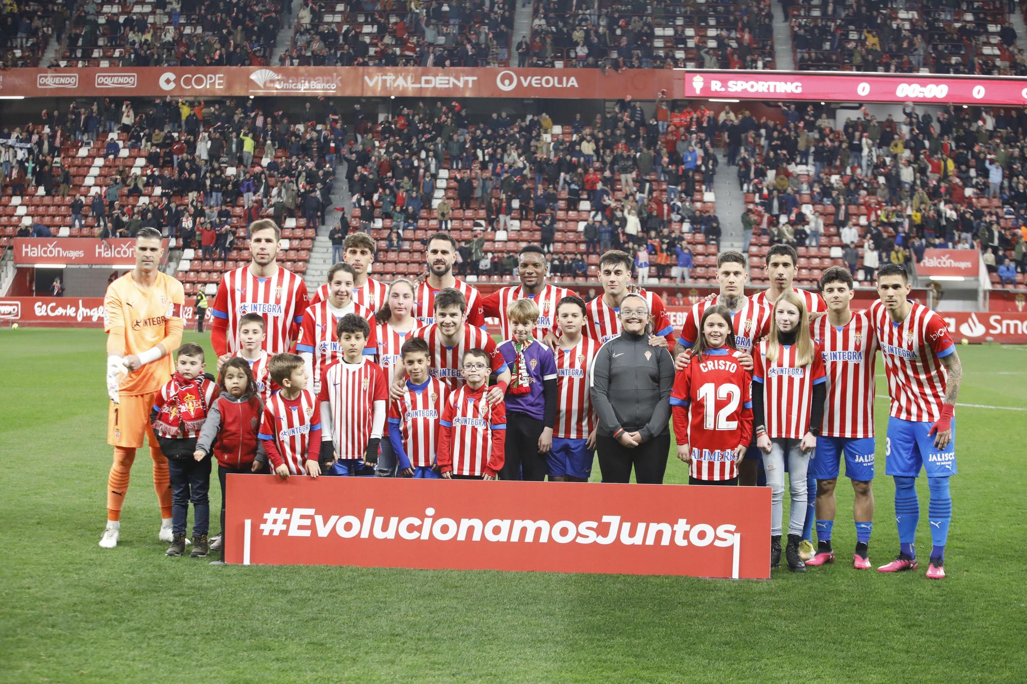 Así se vivió el encuentro entre el Sporting y el Tenerife