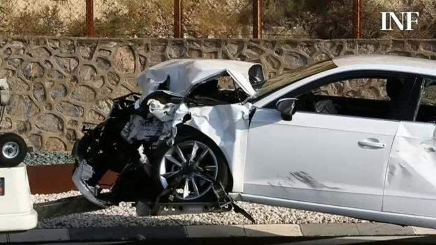 Cinco heridos leves en un accidente de tráfico en Alicante causado por conductor sin carné
