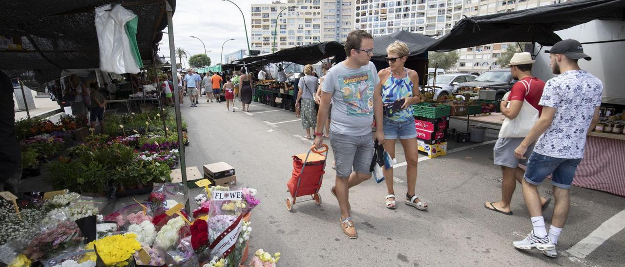 El mercat d’Empuriabrava, aquest dissabte al matí