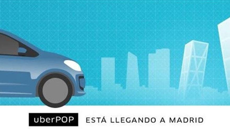 La plataforma Uber ha llegado a Madrid.