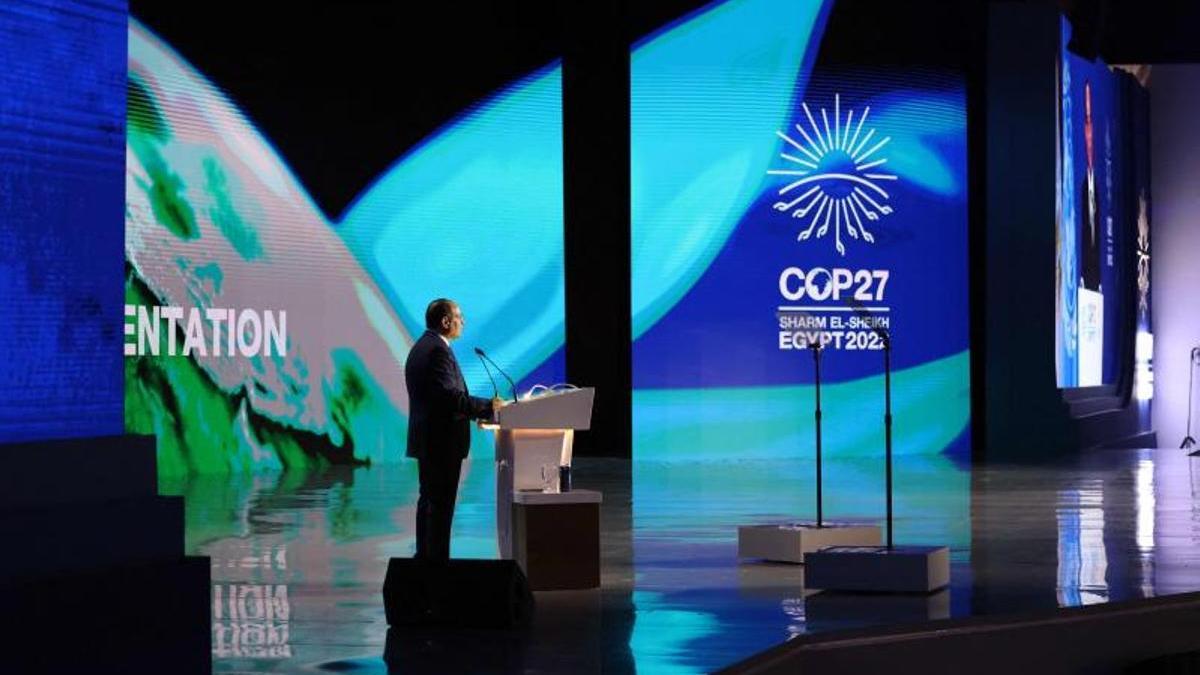 Discurso del presidente egipcio, Abdel Fattah al-Sisi, durante la inauguración de la cumbre del clima de Sharm el-Sheikh