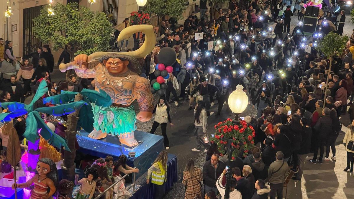 Una imagen de la cabalgata de Reyes Magos de Antequera 2023.