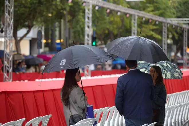 Se retrasa la Gala de Candidatas Infantiles a causa de la lluvia
