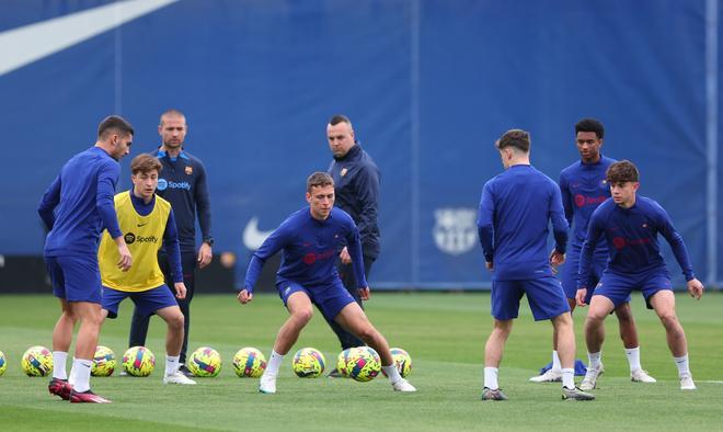 Último entrenamiento del FC Barcelona antes del clásico ante el Real Madrid