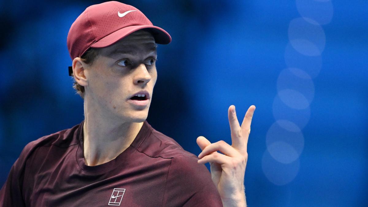 Jannik Sinner, durante su estreno en las ATP Finals 2025