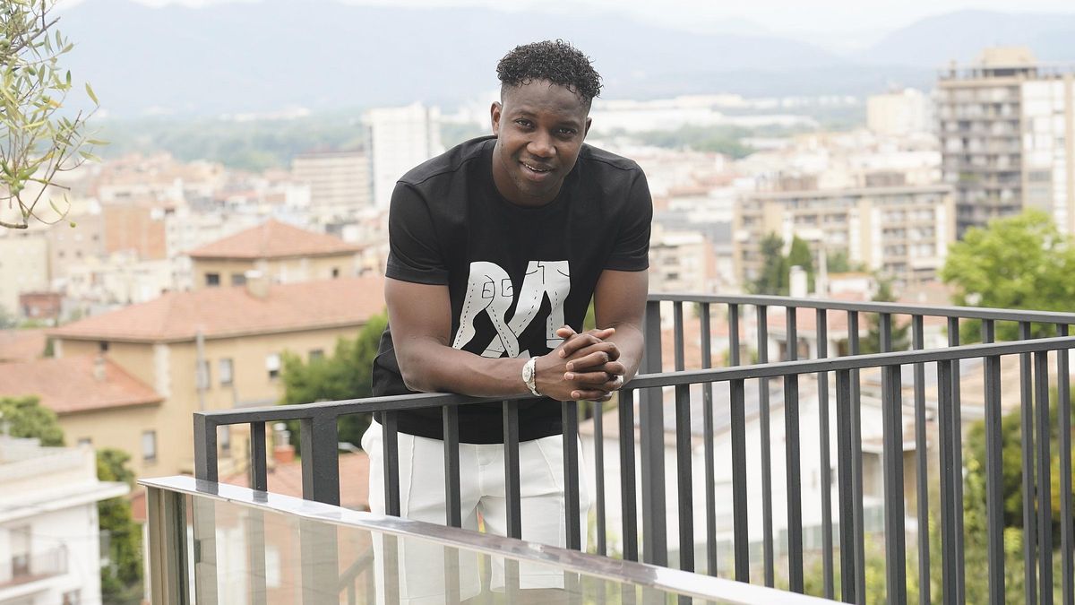 Ibrahima Kébé, la setmana passada a l’Hotel Palau de Bellavista de Girona.