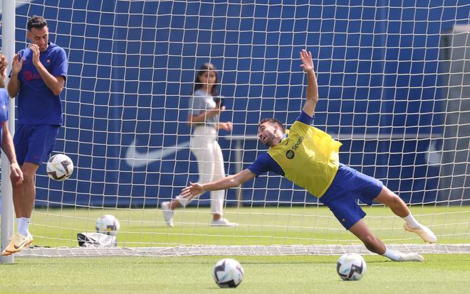 Las divertidas anécdotas del último entrenamiento del Barça