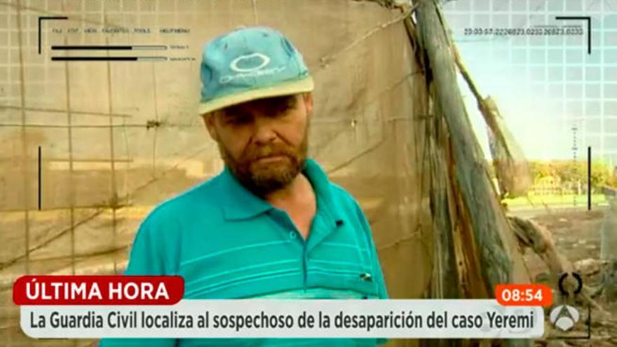 Antonio Ojeda, durante una entrevista en televisión.