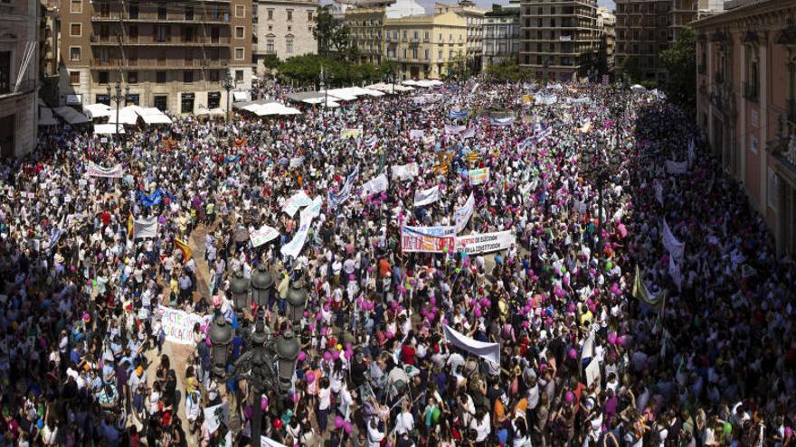 Manifestación en Valencia