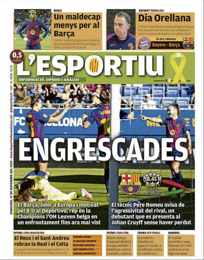 Estas son las portadas de la prensa deportiva de hoy