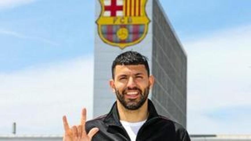 Kun Agüero, el primer fichaje del Barça de Laporta