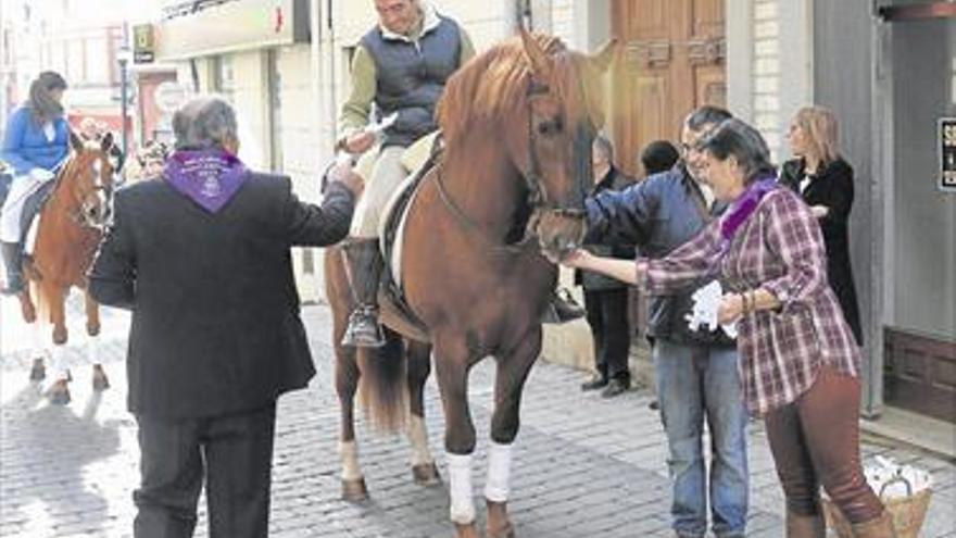 ALCALÀ BENDICE A SUS MASCOTAS Y REPARTE DULCES