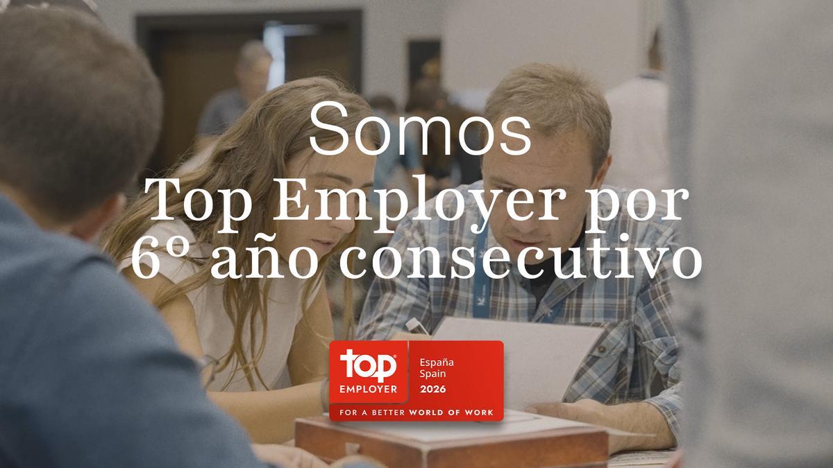 El Grupo Vall Companys ha revalidado por sexto año consecutivo el certificado 'Top Employer'.