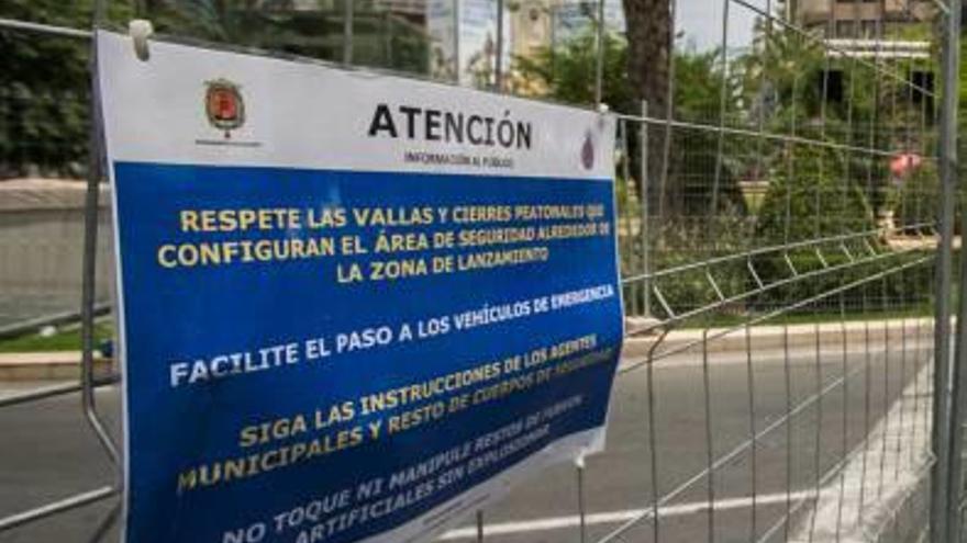 Megafonía y carteles Mensajes para extremar la seguridad en Luceros