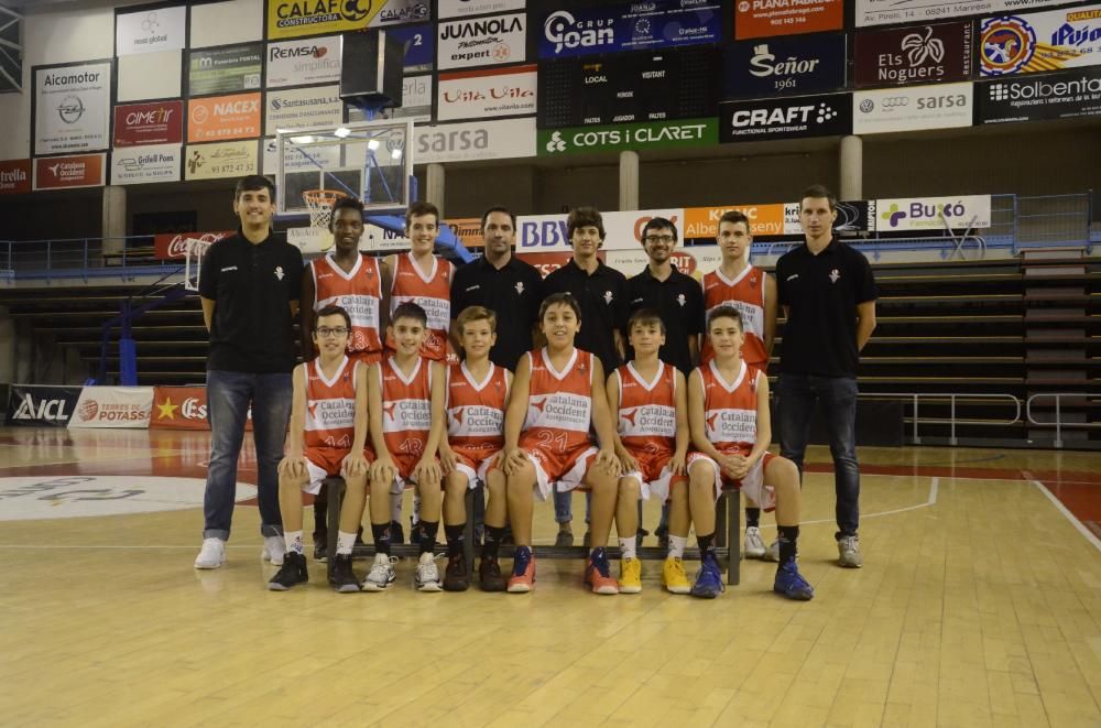 Tots els equips del planter del Bàsquet Manresa