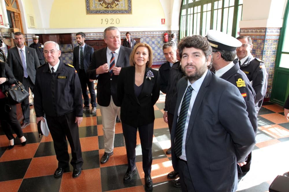 Visita de la ministra Cospedal a Cartagena