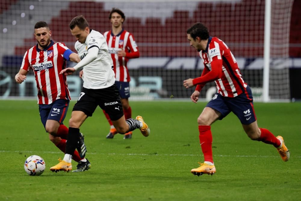 Atlético de Madrid - Valencia, en imágenes