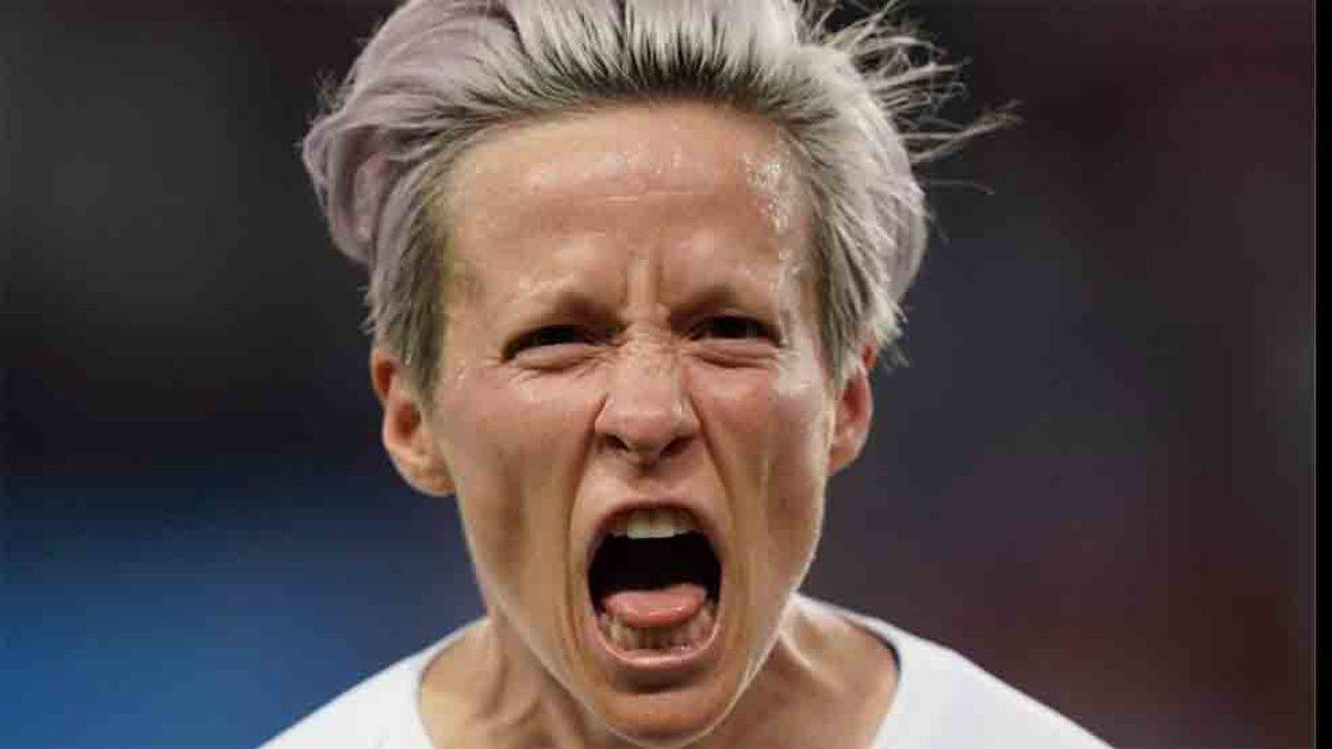 Rapinoe lucha pro la causa LGTBI