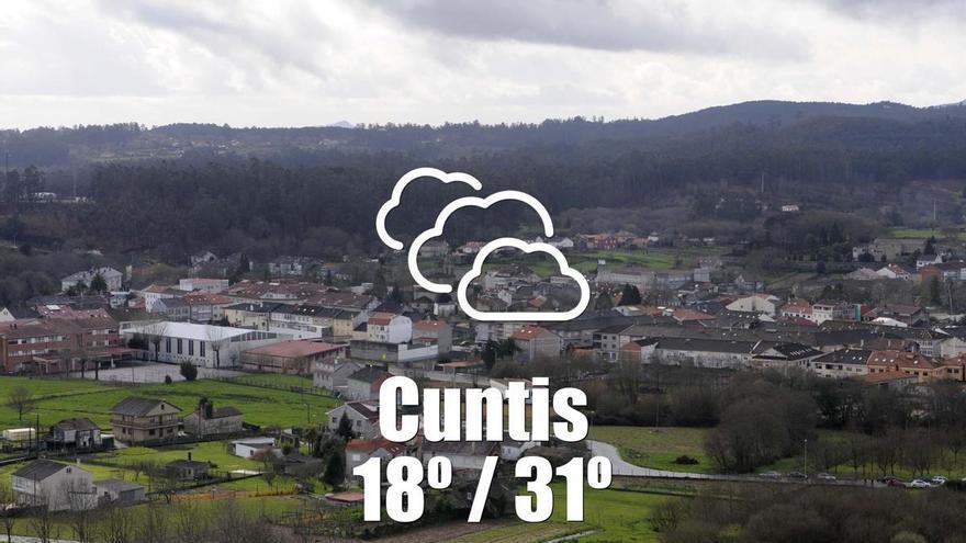 El tiempo en Cuntis: previsión meteorológica para hoy, martes 28 de julio