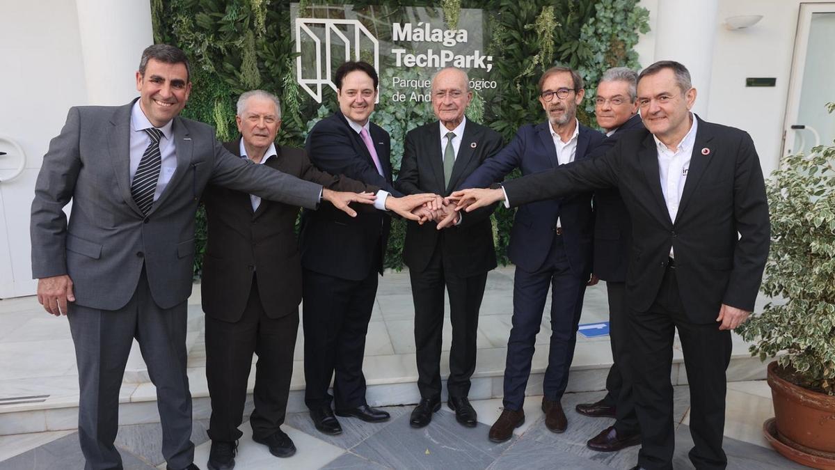 El acto de inauguración de la sede de Eurecat en el PTA de Málaga.