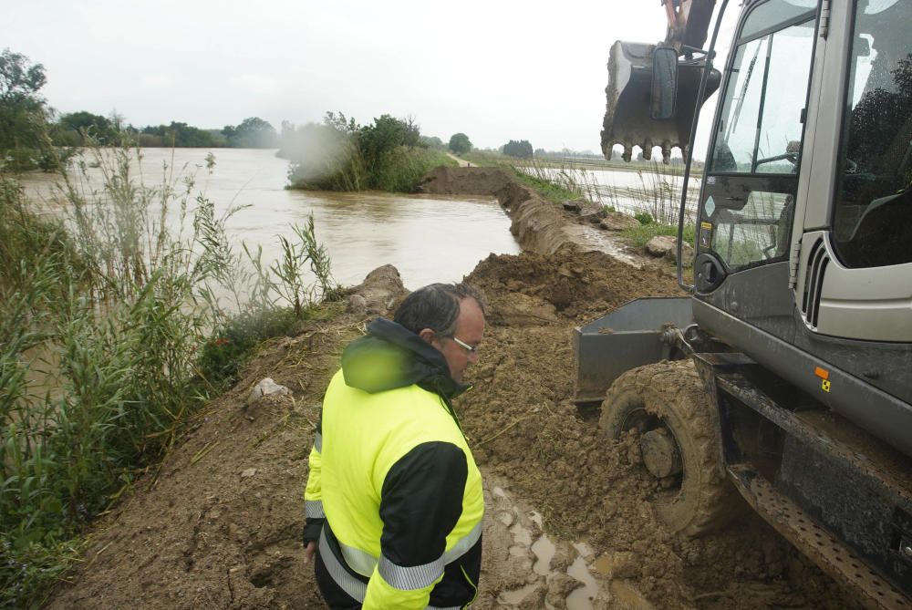 Temporal amb inundacions i creixement dels rius a les comarques gironines (18-22 d'abril de 2020)