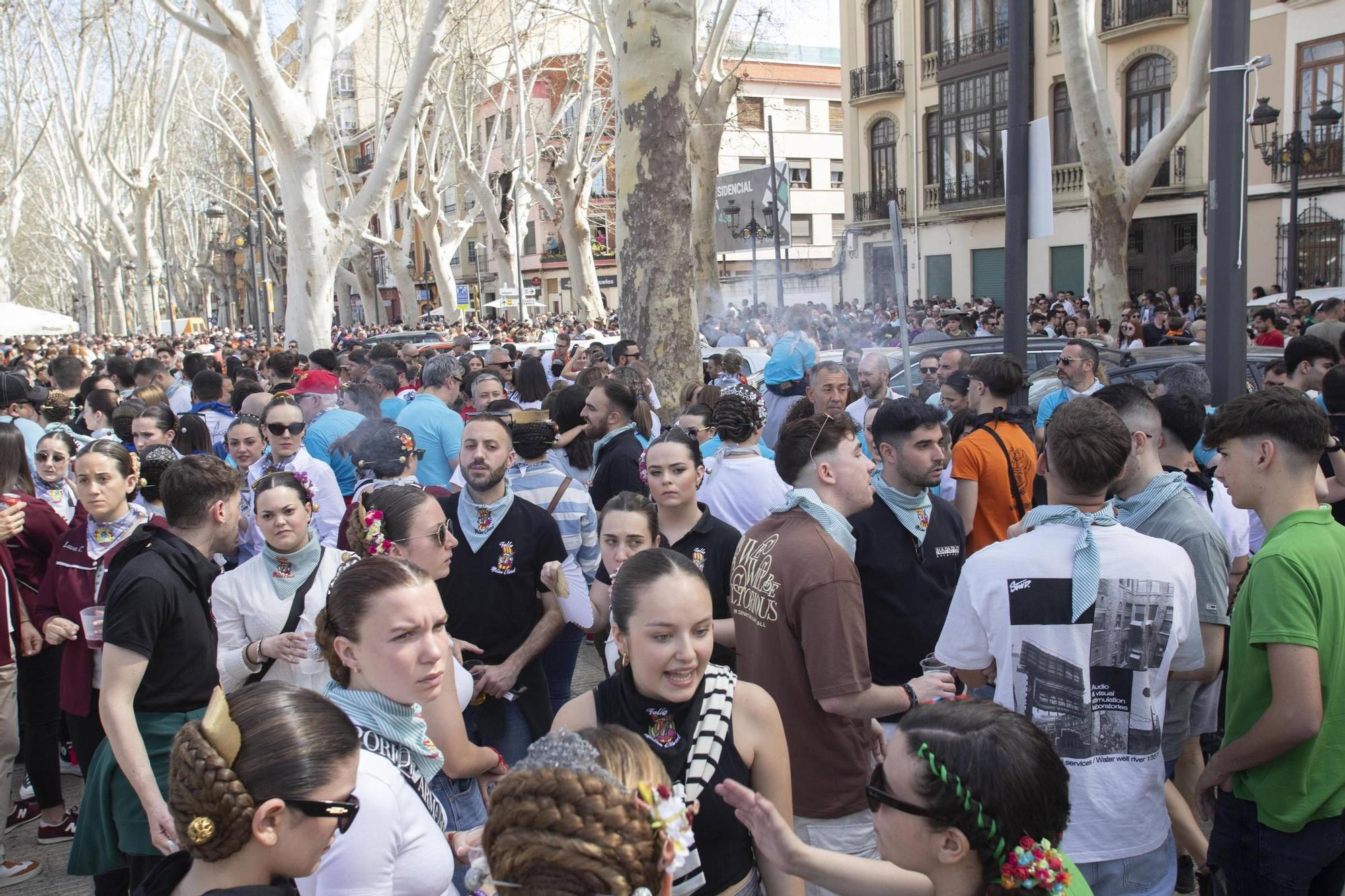 La mascletà de Xàtiva de hoy, 17 de marzo de 2024, en imágenes