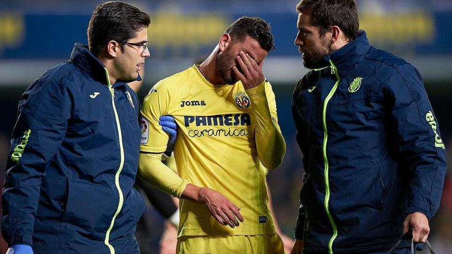 Musacchio podría jugar ante el Málaga con una protección en la muñeca