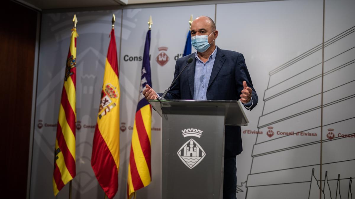 El presidente del Consell de Ibiza, Vicent Marí.