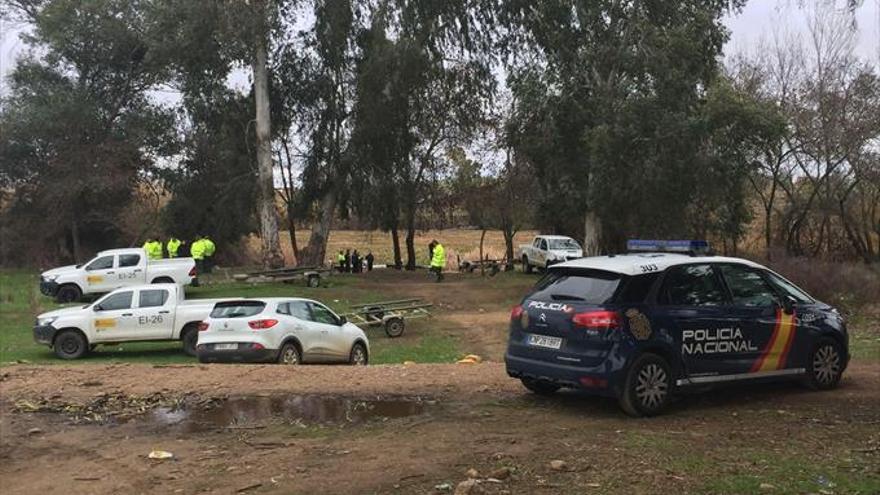 Aparece el cadáver de un hombre flotando en el cauce del Guadiana cerca de Mérida