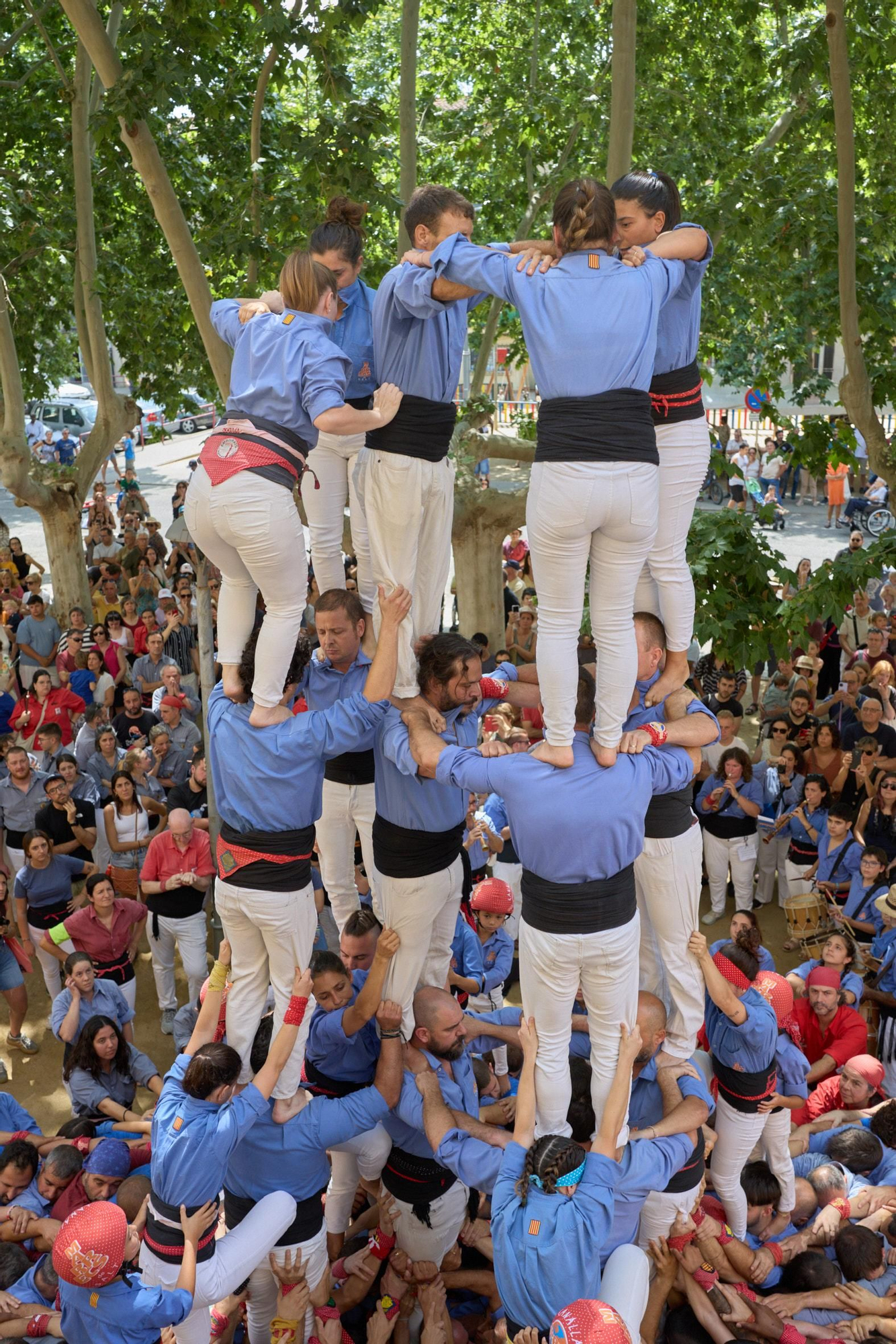 Festa Major de Salt: orgull Marrec a la diada castellera