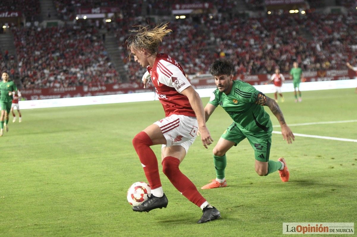 Así fue el encuentro del play off del Real Murcia y el Nástic en la lucha por el ascenso